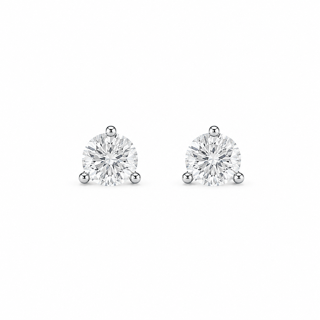 1ct Stud Earrings