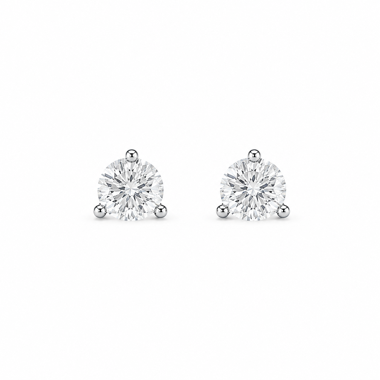 1ct Stud Earrings