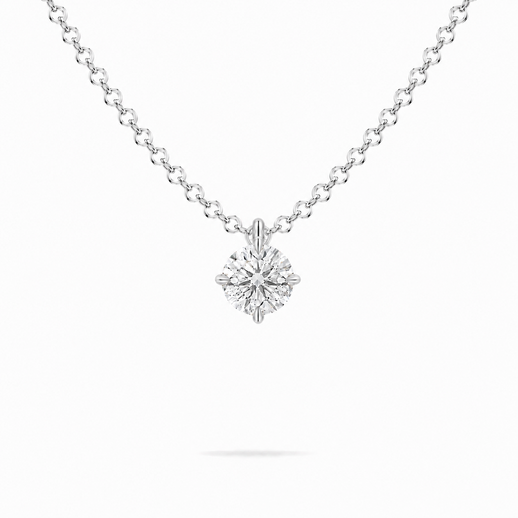 0.5ct Solitaire Necklace