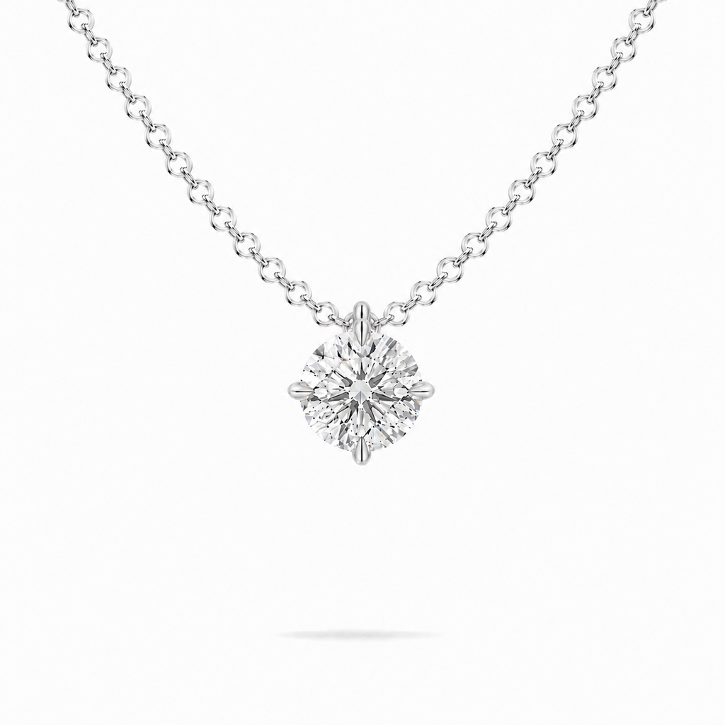1ct Solitaire Necklace