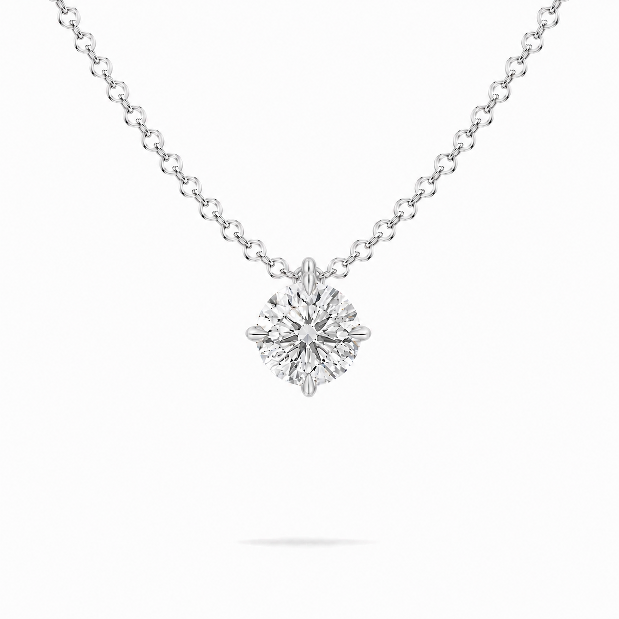 1ct Solitaire Necklace