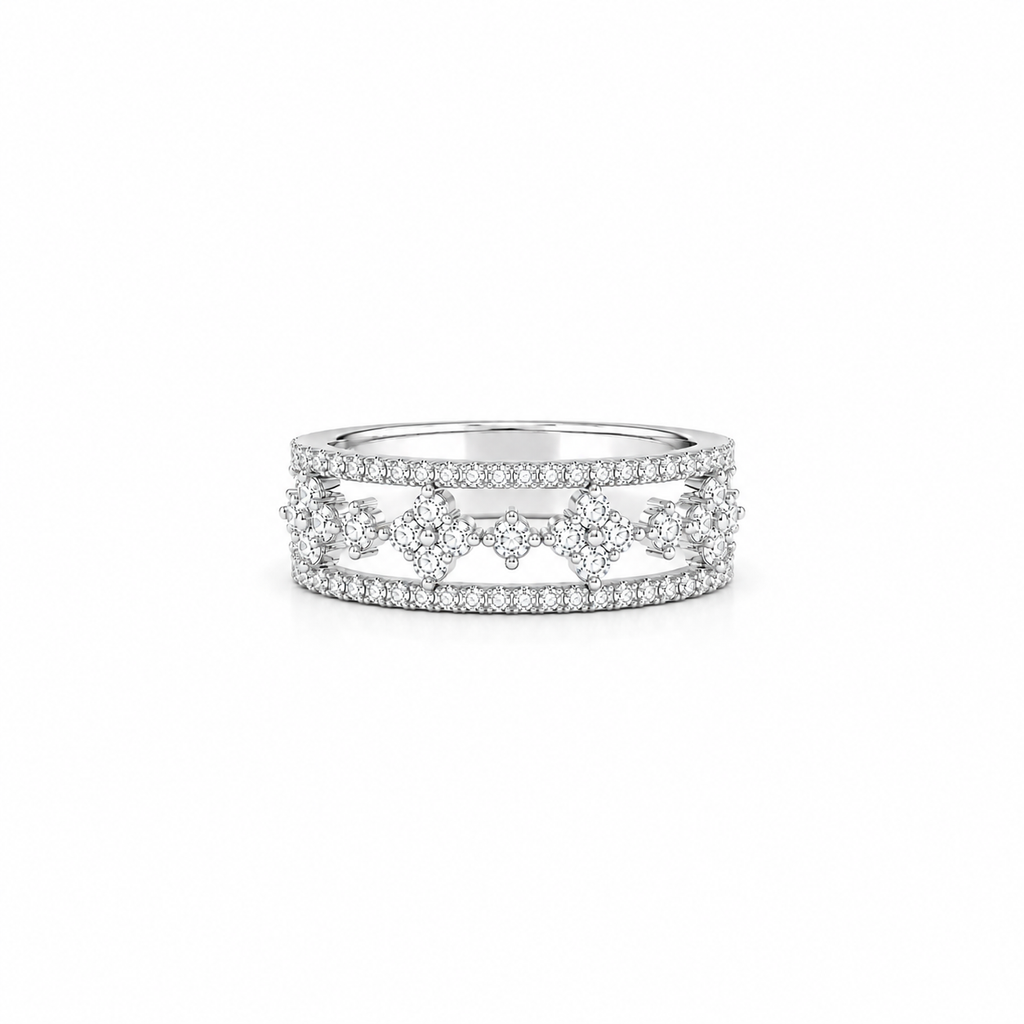 Floral Band Ring