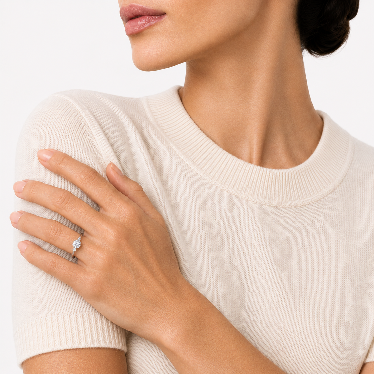 1ct Trio Ring