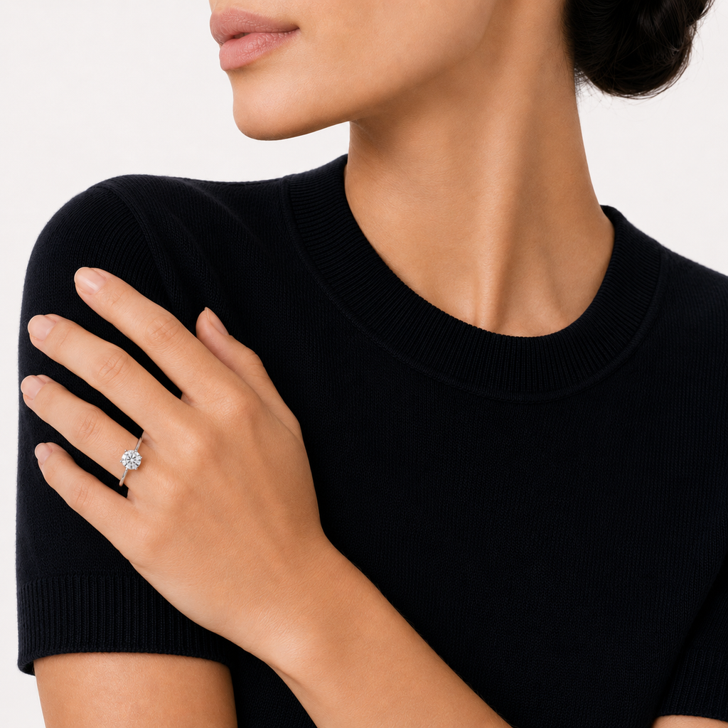 1ct Classic Solitaire Ring