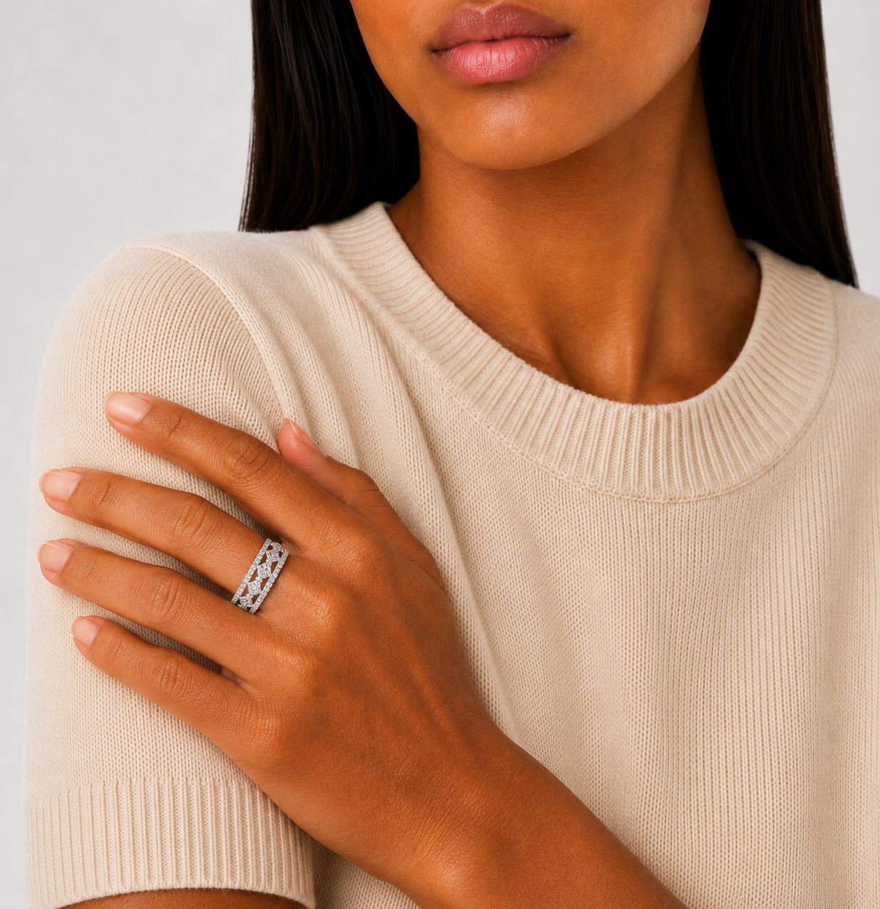 Floral Band Ring