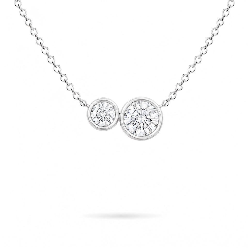 Double Bezel Necklace
