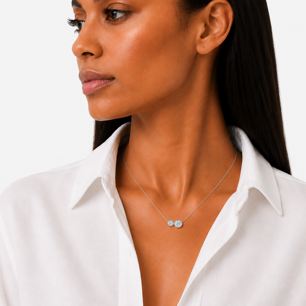 Double Bezel Necklace